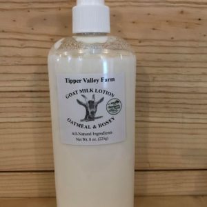 Goats milk Lotion using the scents oatmeal and honey