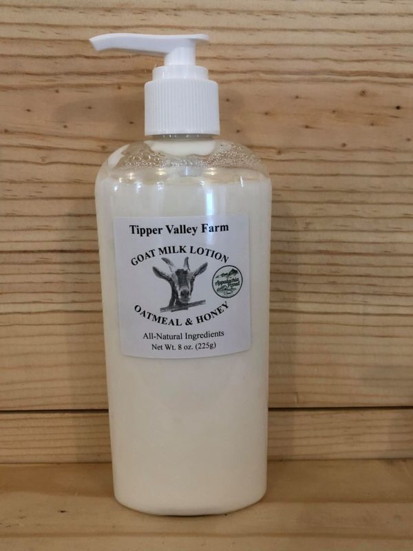 Goats milk Lotion using the scents oatmeal and honey