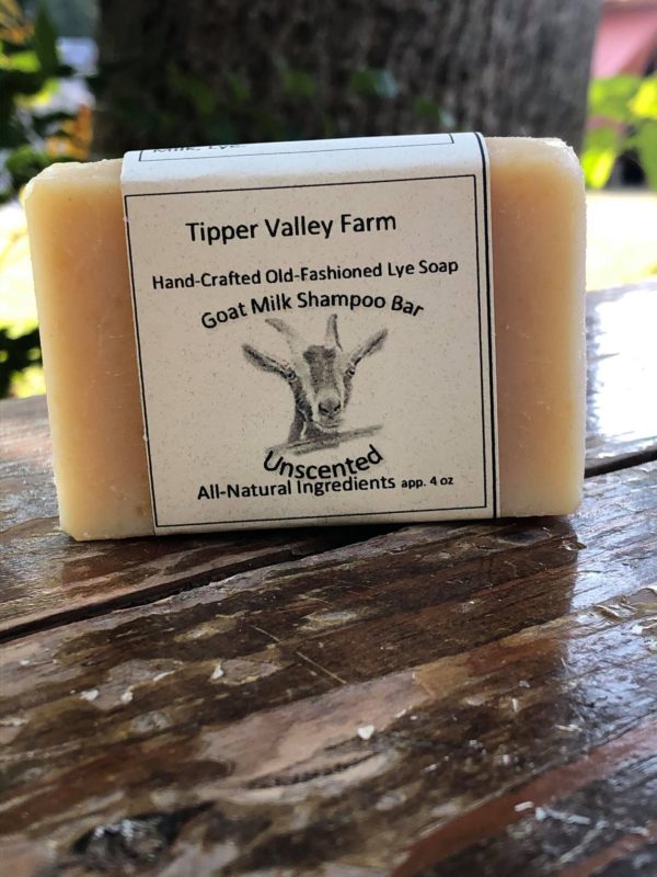 unscented shampoo bar from tipper valley farm
