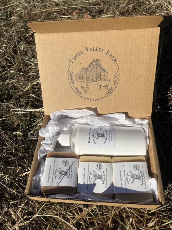 Chemical-free goat's milk soap, perfect for those with allergies and sensitive skin