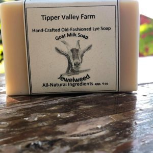 Tipper Valley Farm's moisturizing goat's milk soap with a fresh, natural scent