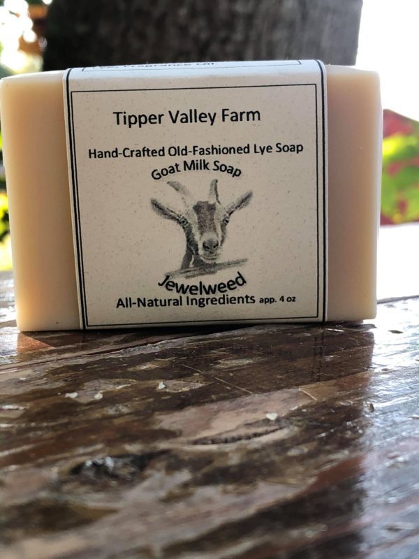 Tipper Valley Farm's moisturizing goat's milk soap with a fresh, natural scent